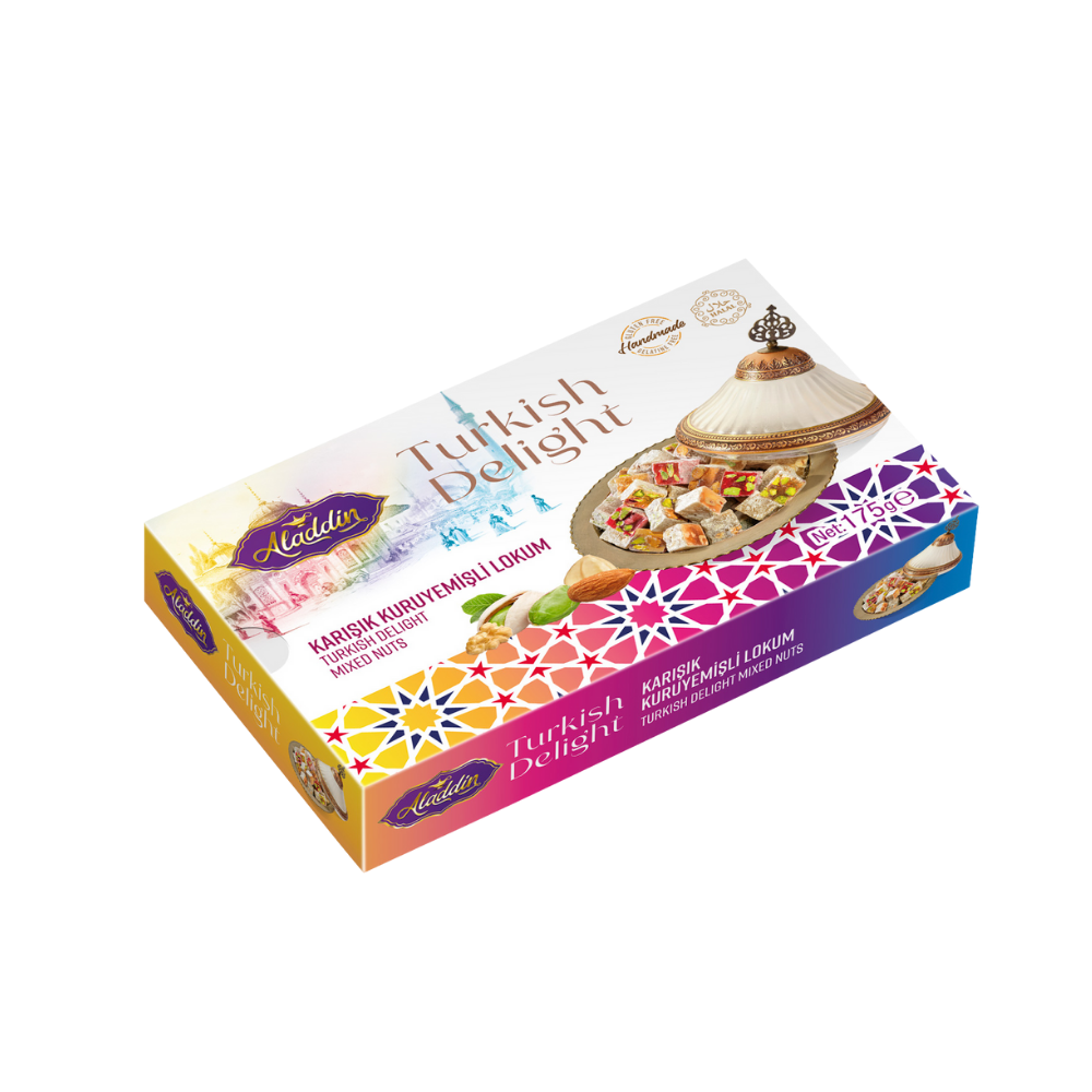 Karışık Kuruyemiş Çeşitli Duble Paket Lokum 175 Gr