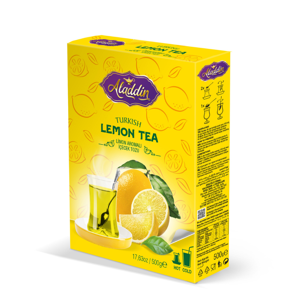 Limon Aromalı Toz Çay 500 Gr