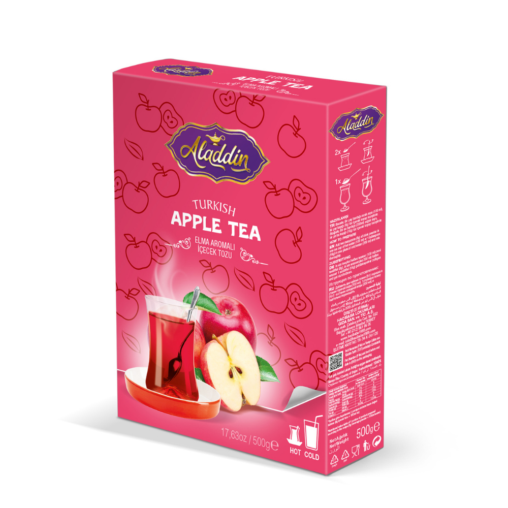 Elma Aromalı Toz Çay 500 Gr