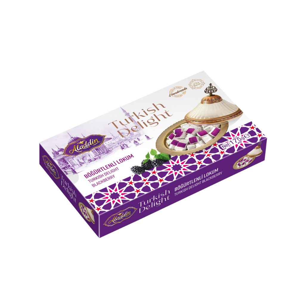 Böğürtlen Aromalı Paket Lokum 175 Gr