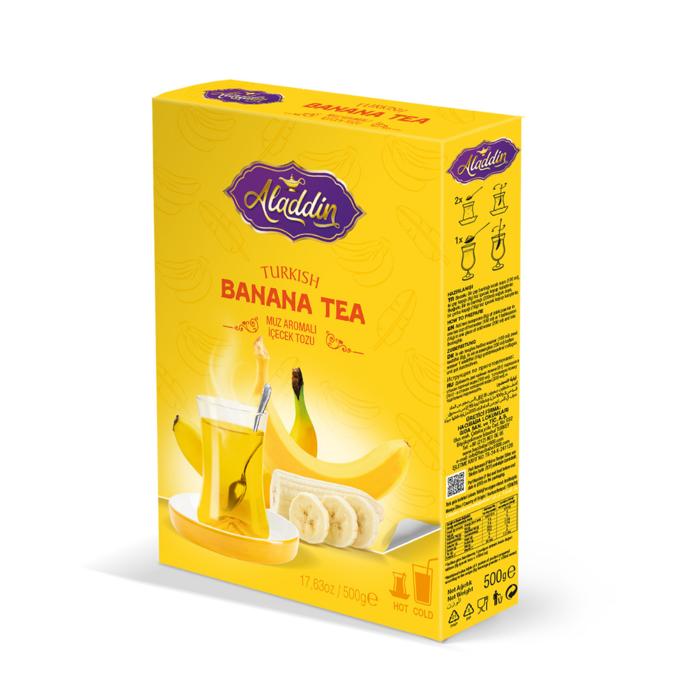Muz Aromalı Toz Çay 500 Gr