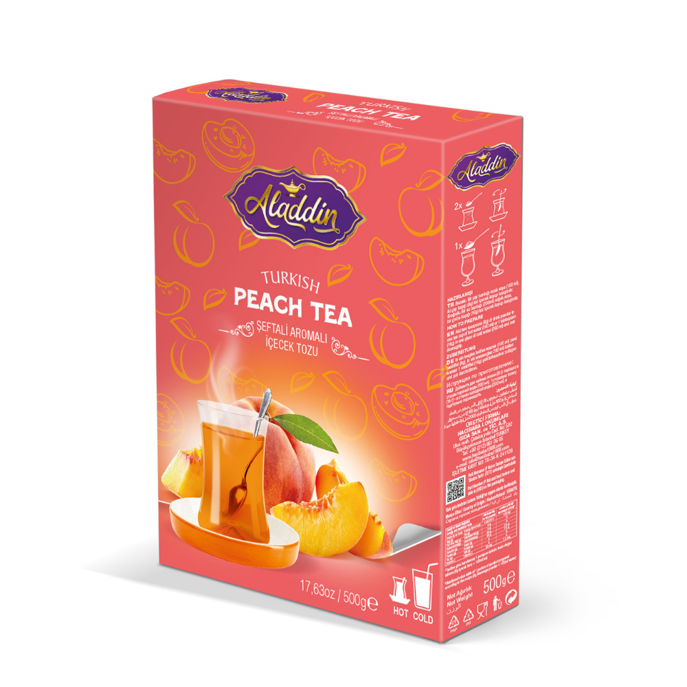 Şeftali Aromalı Toz Çay 500 Gr